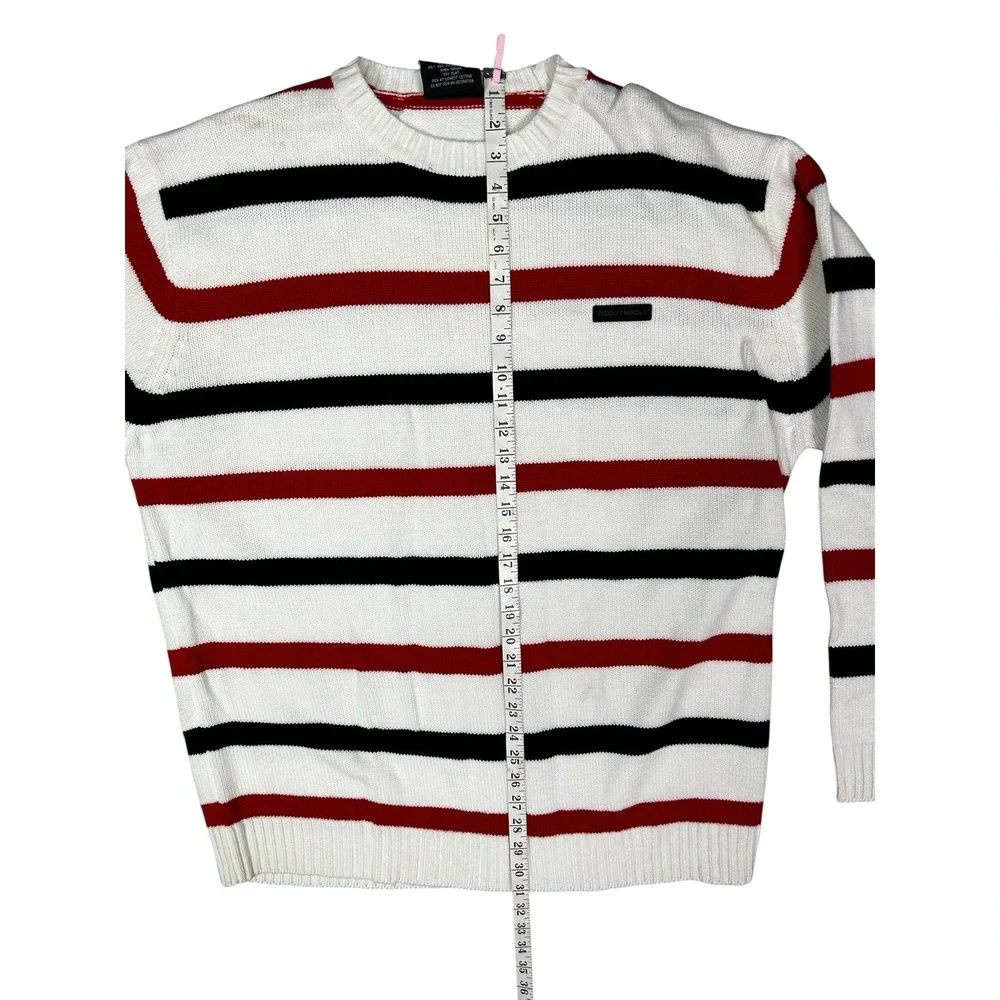 Southpole Striped Men's Size XL Knit Long Sleeve Pullover Sweater‎ NWT